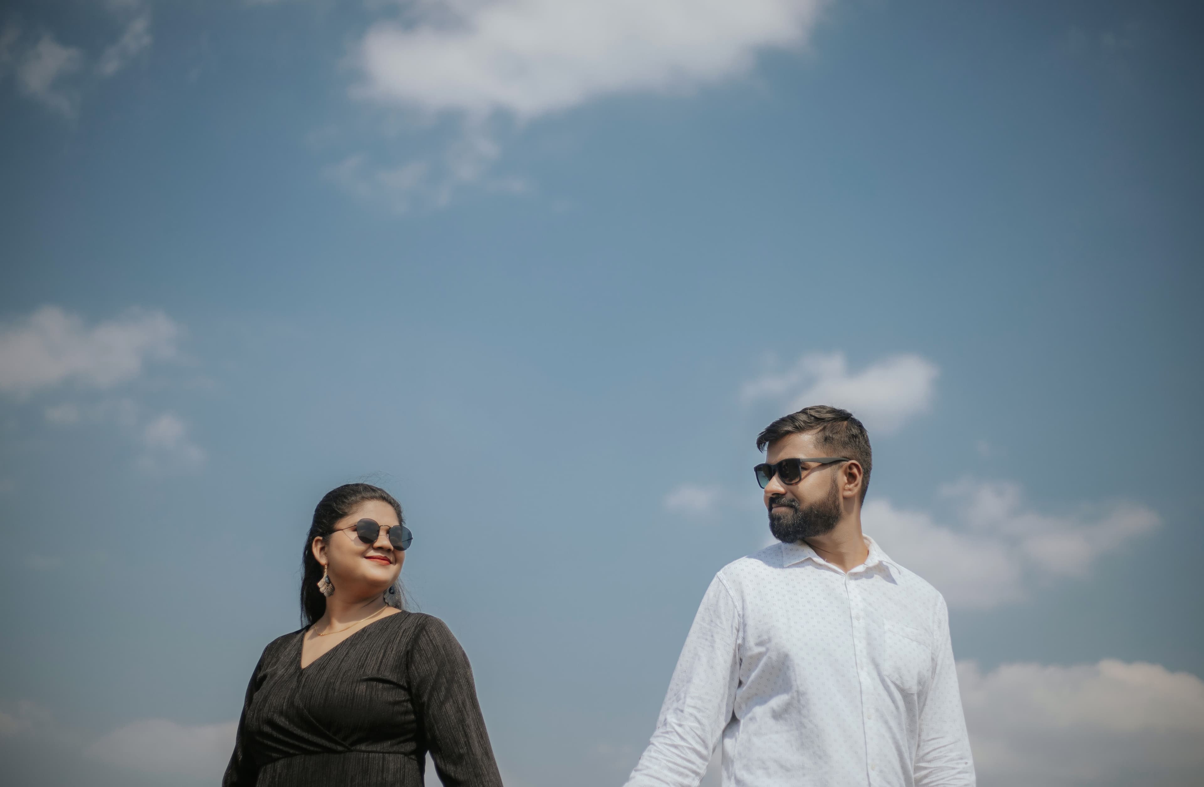 Couple sharing an intimate moment under natural light in Jamshedpur